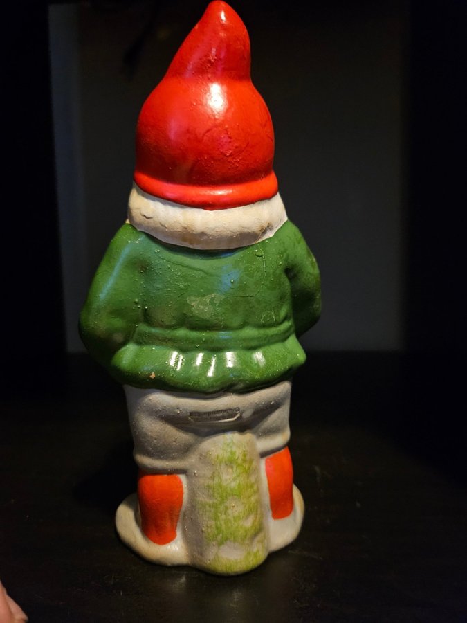 Retro tomte i keramik från Gräfenroda-DDR