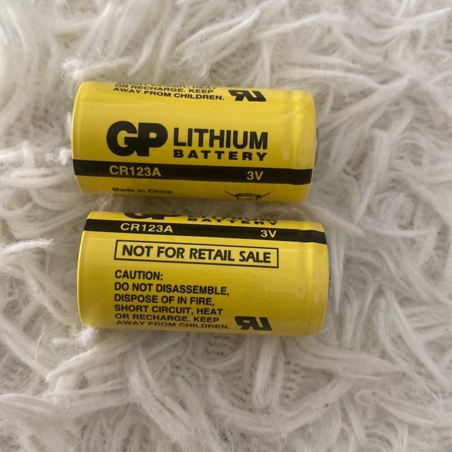 GP Lithium Batteri CR123A