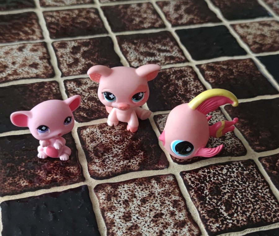 Littlest Pet Shop Set 9 Djur 632 634 654 651 649 622 644 875