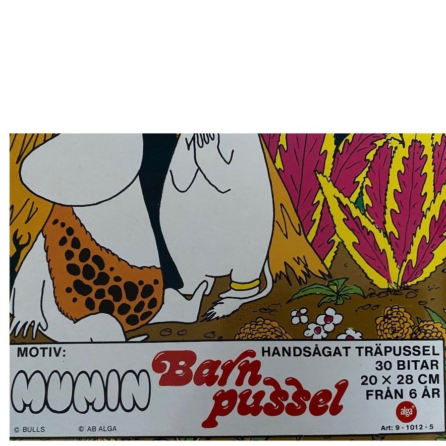 Barnpussel i trä med Mumin 30 bitar