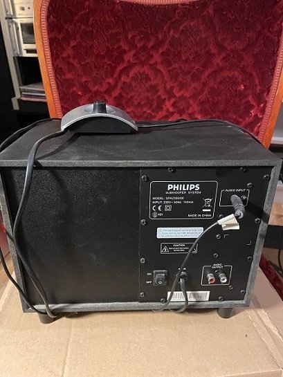 Philips SPA2300 Högtalarsystem