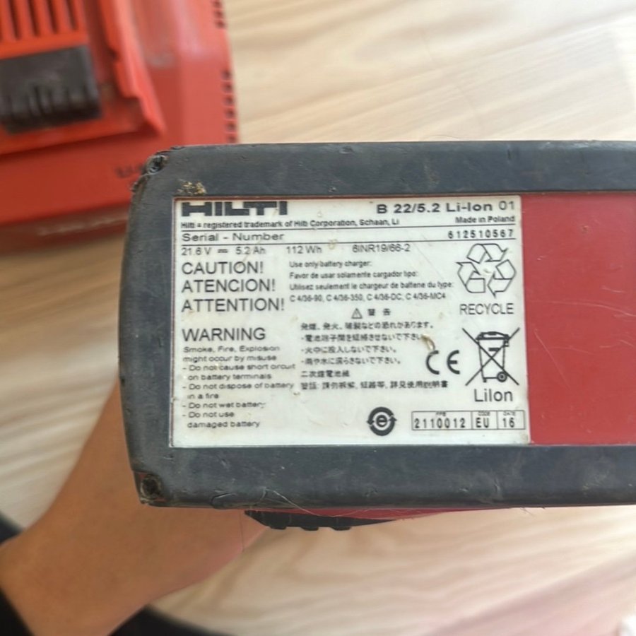 Hilti SIW 22T-A Slagmejsel