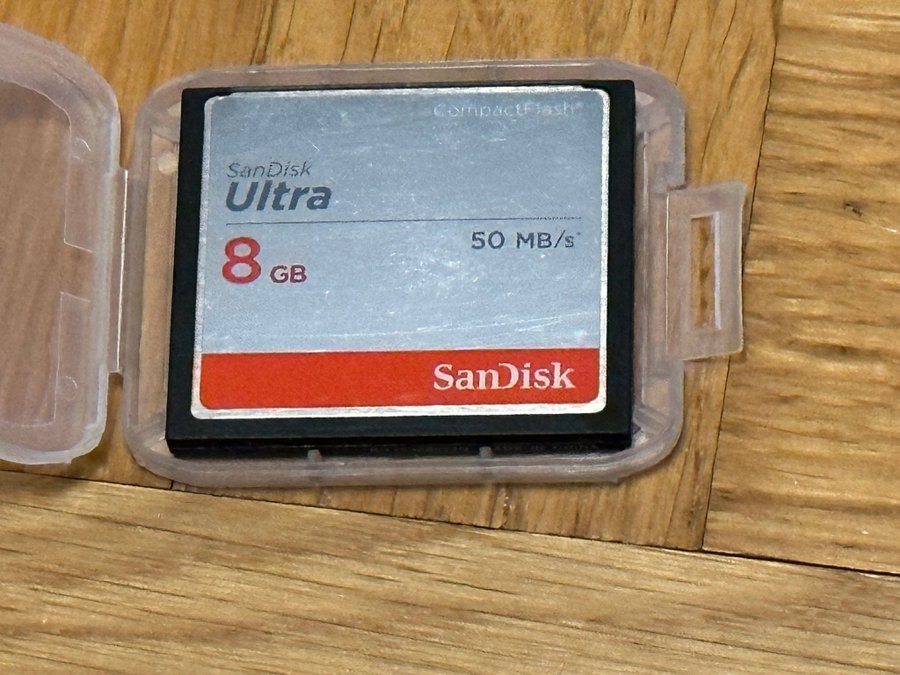 SanDisk 8GB Ultra CF 50MB/S compact flash card