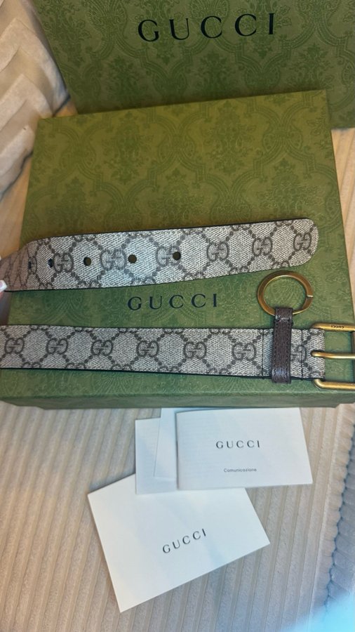 Gucci bälte, helt ny! 110cm