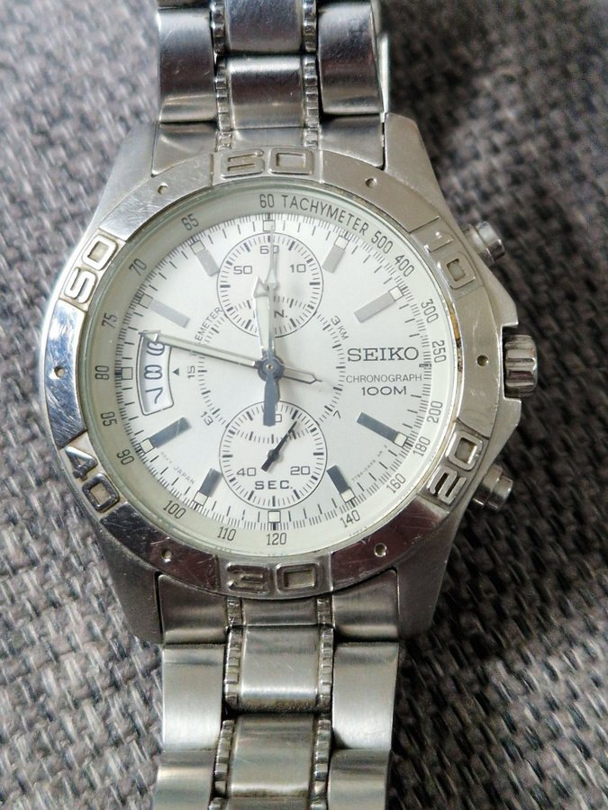 Seiko Chronograph Kvarts - Armbandsur 7T94 OAKO .