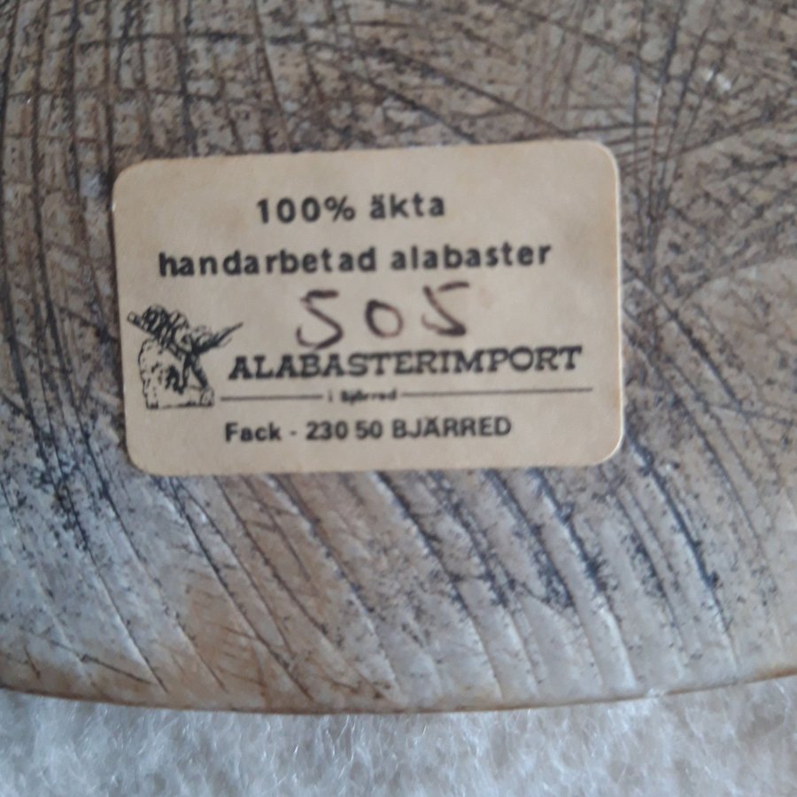 Alabasterbord Alabasterimport Bjärred Nr505