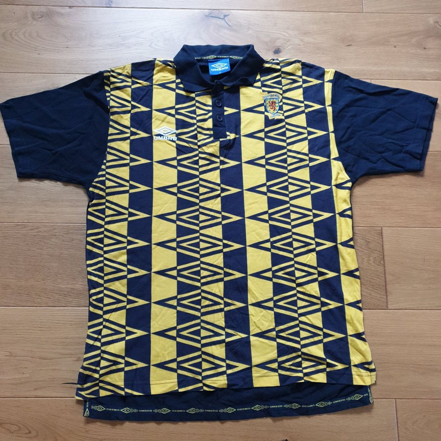 1994-95 Scotland Umbro Polo Shirt, storlek XL