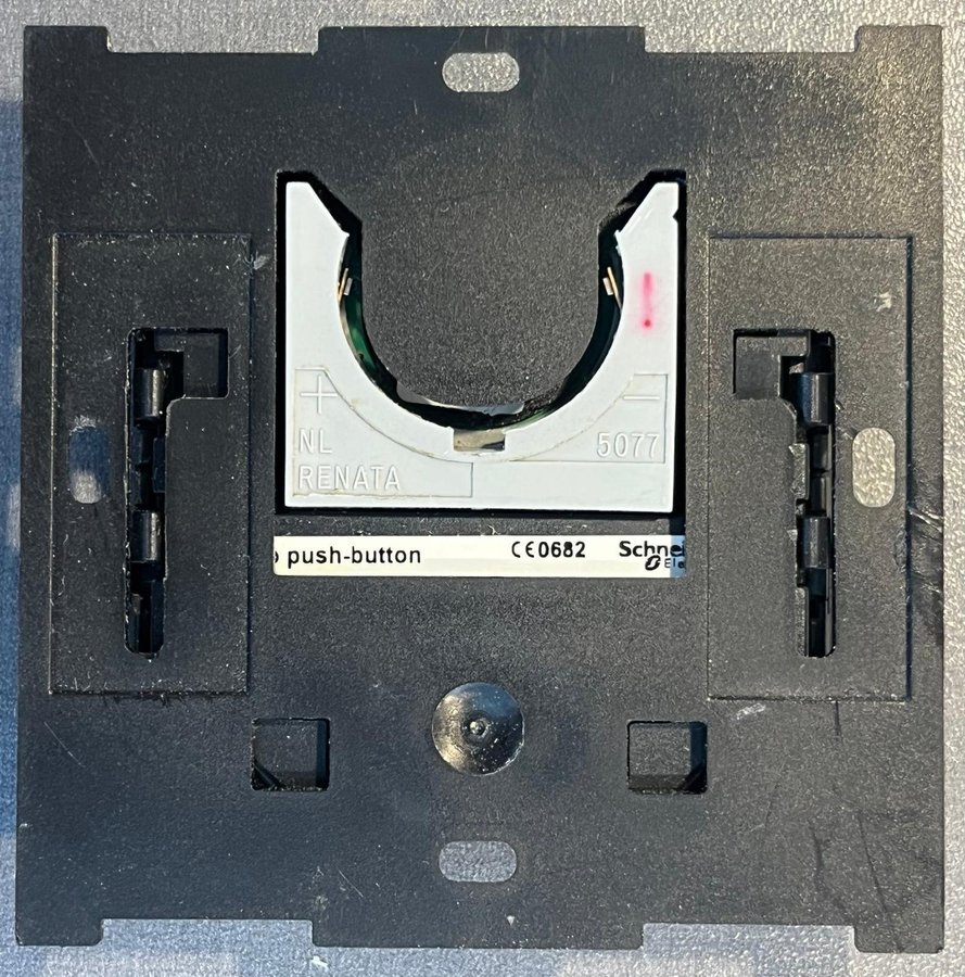 Schneider Electric - Z-Wave tryckknapp Exxact Connect 2 vippor antracit