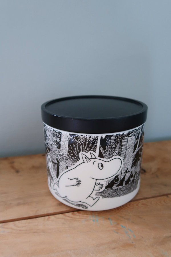 Arabia Moomin porslinsburk med lock