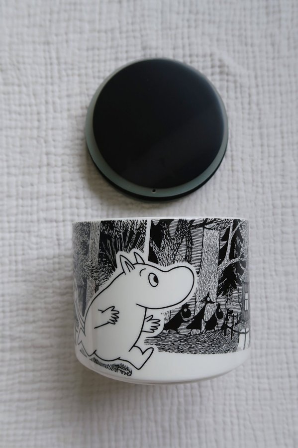 Arabia Moomin porslinsburk med lock