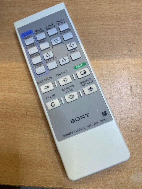 Original Sony RM-5500 fjernbetjening fra fabrikken