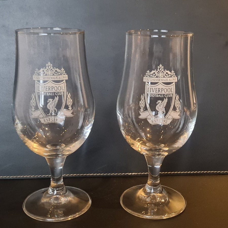 2-pack ölglas Liverpool FC