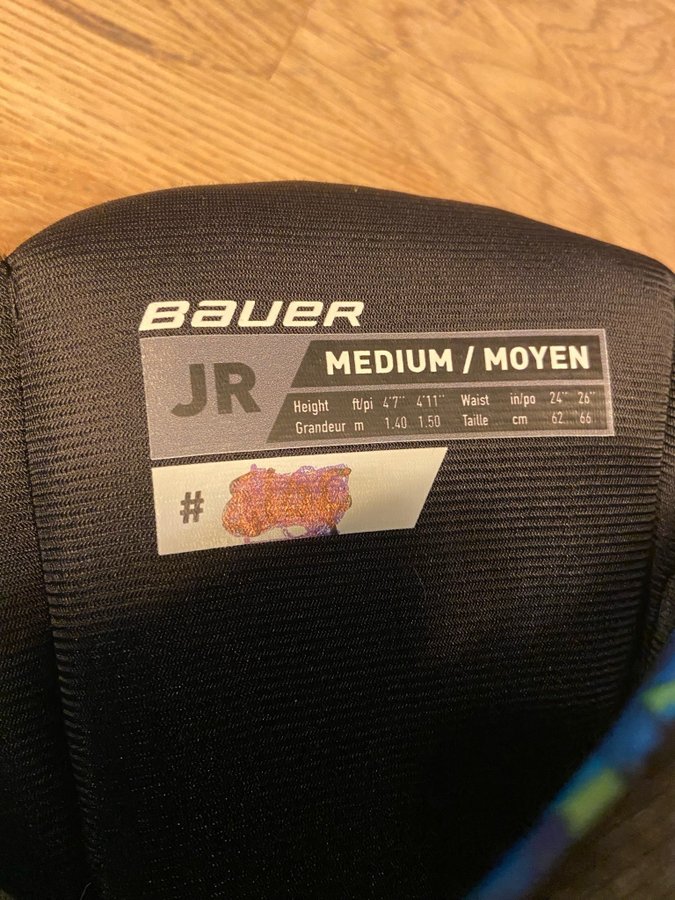 Bauer JR Hockeybyxor Storlek Medium