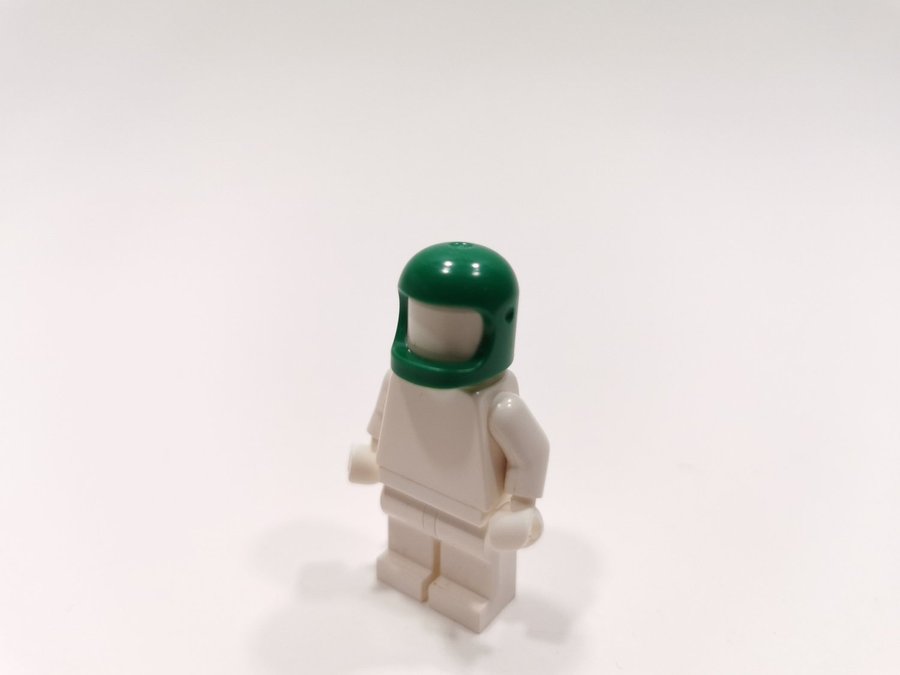 Lego - tillbehör - huvudbonad - hjälm - part 50665 - grön