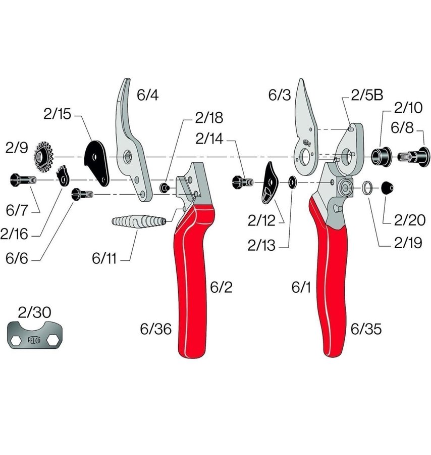 Felco 6 Trädgårdssax