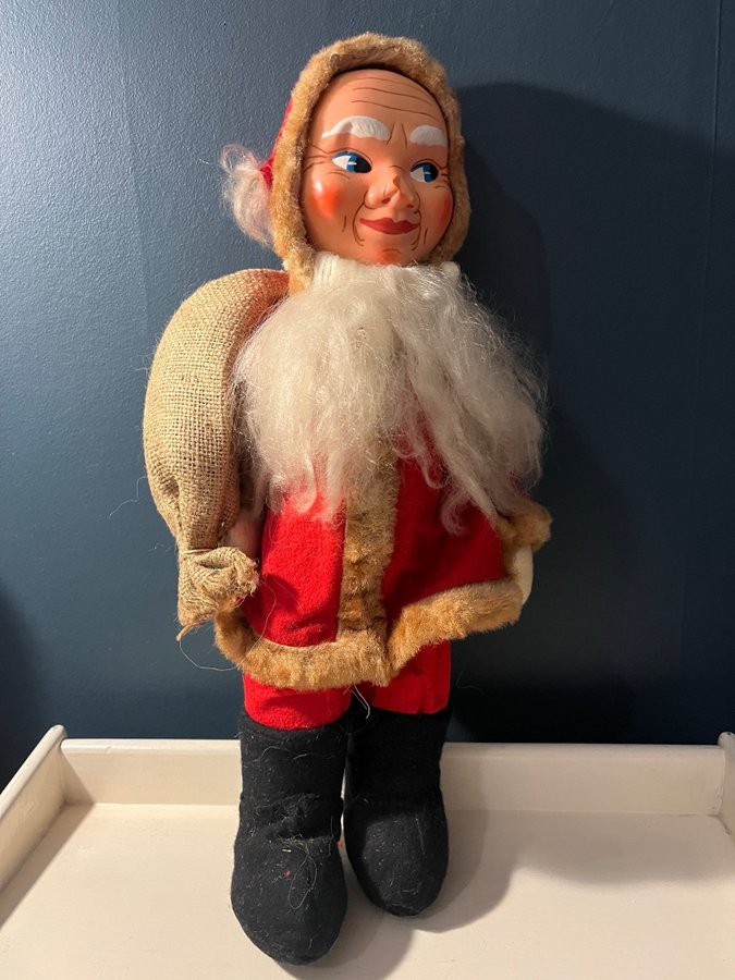 Vintage tomte med säck 45cm Daells varehus Danmark?