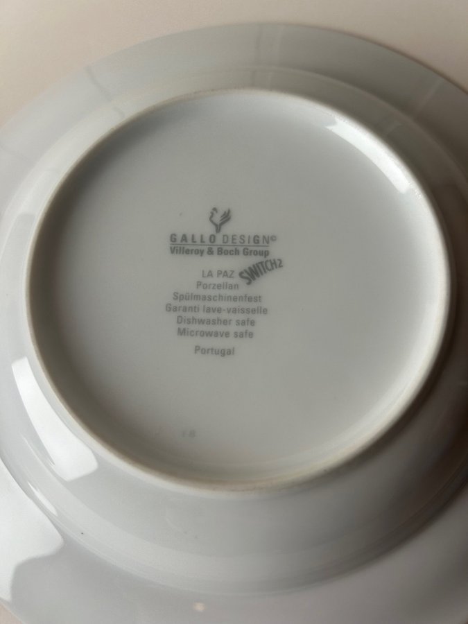 Villeroy  Boch Lapaz Gallo Design Djupa tallrikar Komplement TexMex