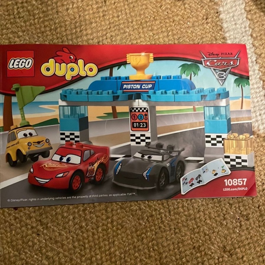 Lego Duplo Cars 3 - 10857 Blixten, bilar