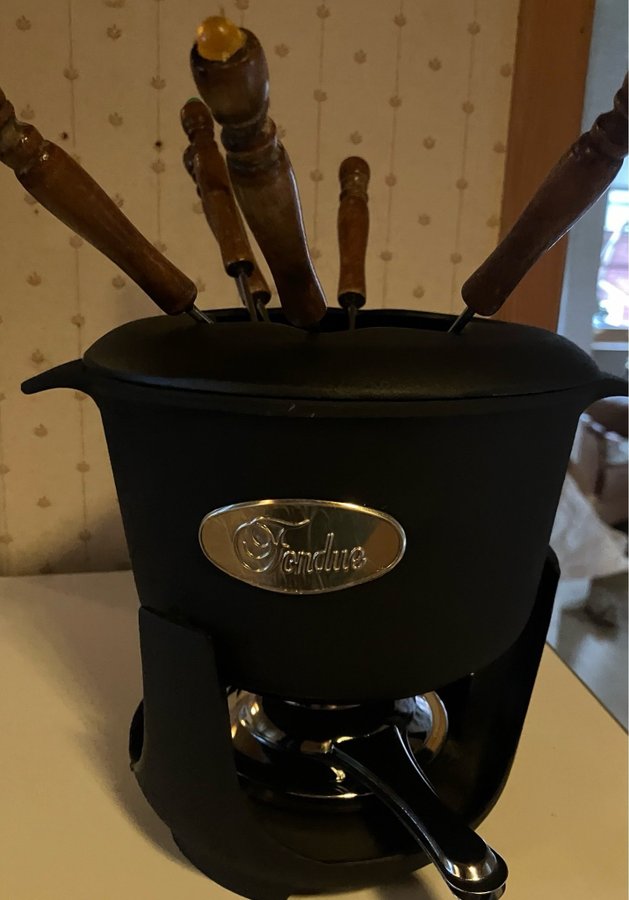 Fondue Set Gjutjärn