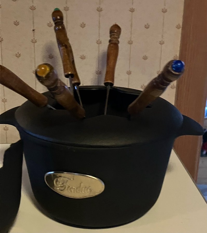 Fondue Set Gjutjärn