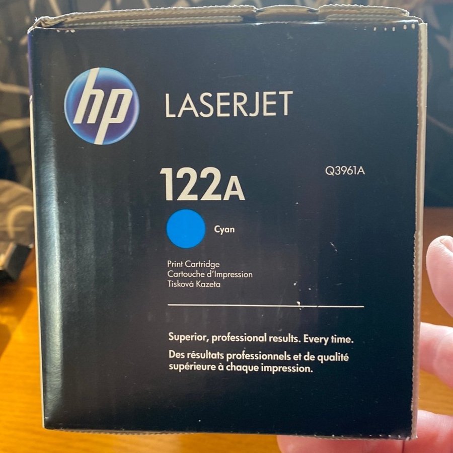 HP LaserJet 122A / Q3961A Toner Cyan - Ny Oöppnad