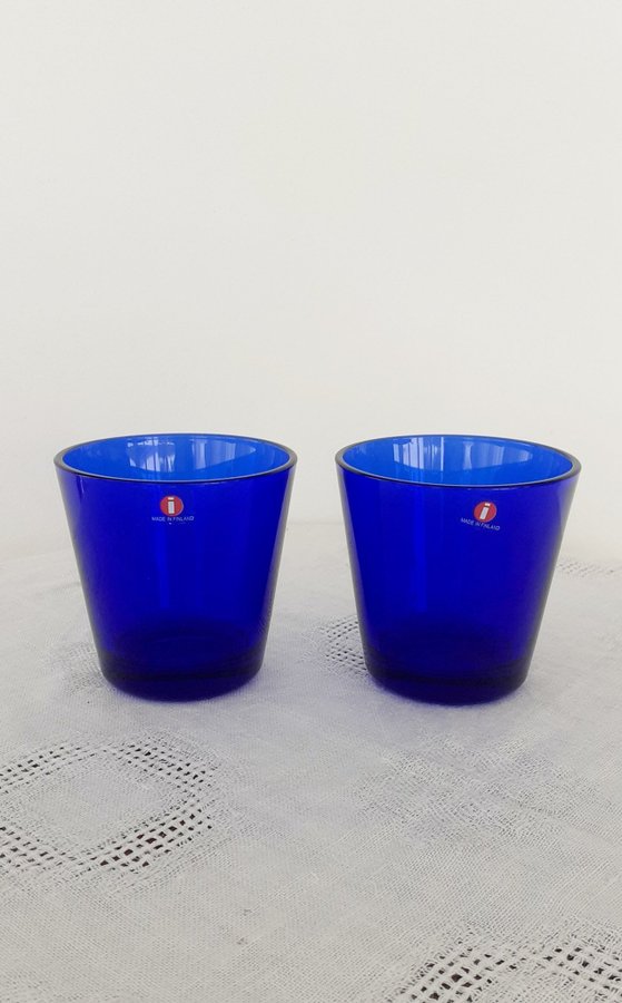 KAJ FRANCK, Iittala, Finland, 2 glas.