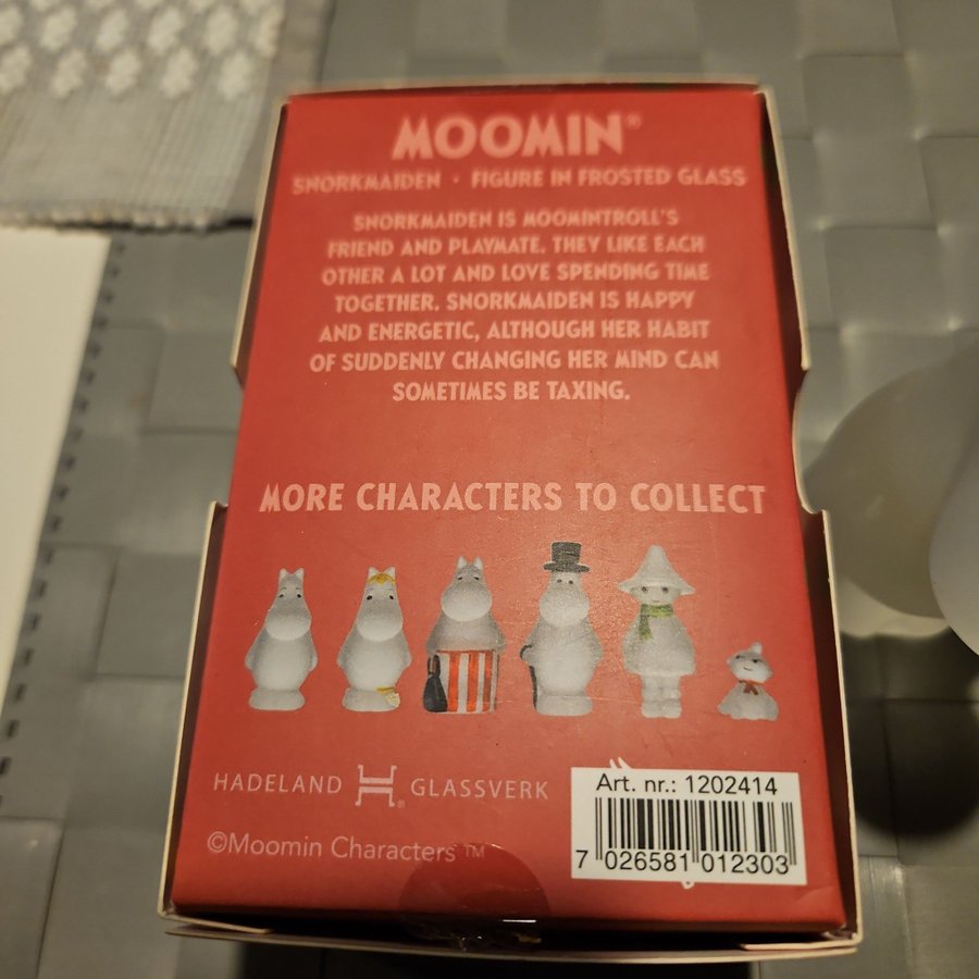 Mumin Snorkfröken i Frostglas moomin mumin