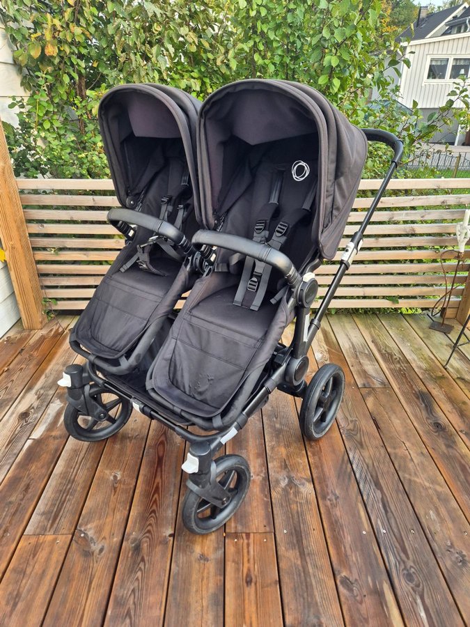 Bugaboo Donkey Duo 5, syskonvagn dubbelvagn med tillbehör