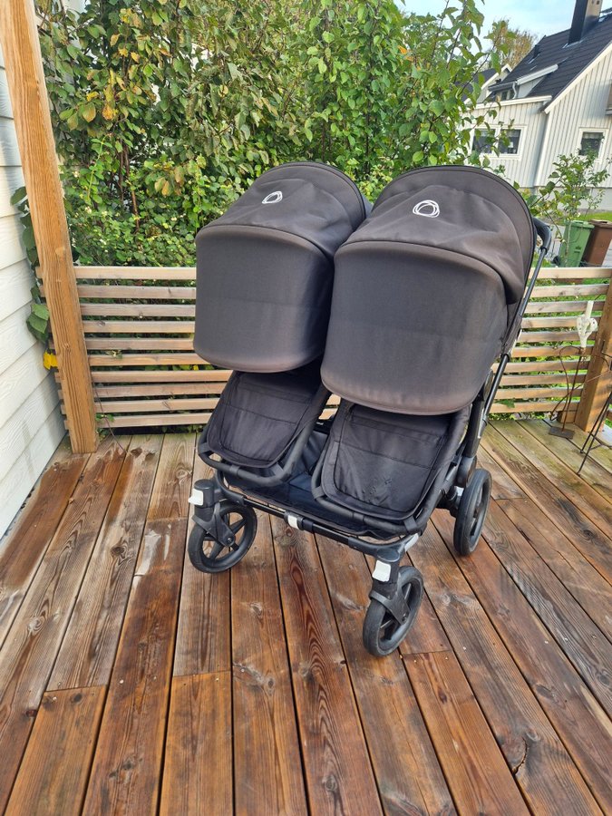 Bugaboo Donkey Duo 5, syskonvagn dubbelvagn med tillbehör