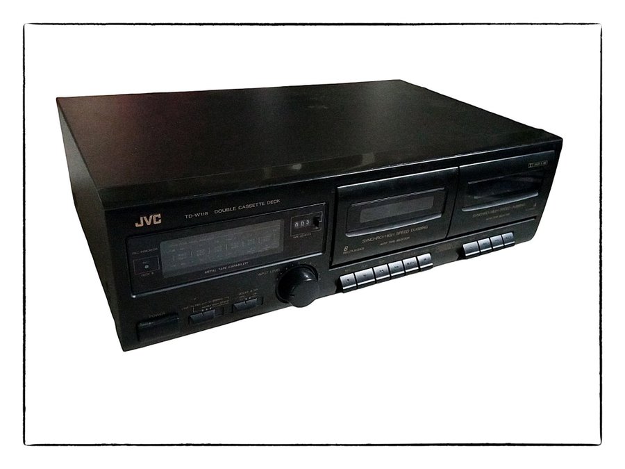 Kassettbandspelare JVC TD-W118 1996