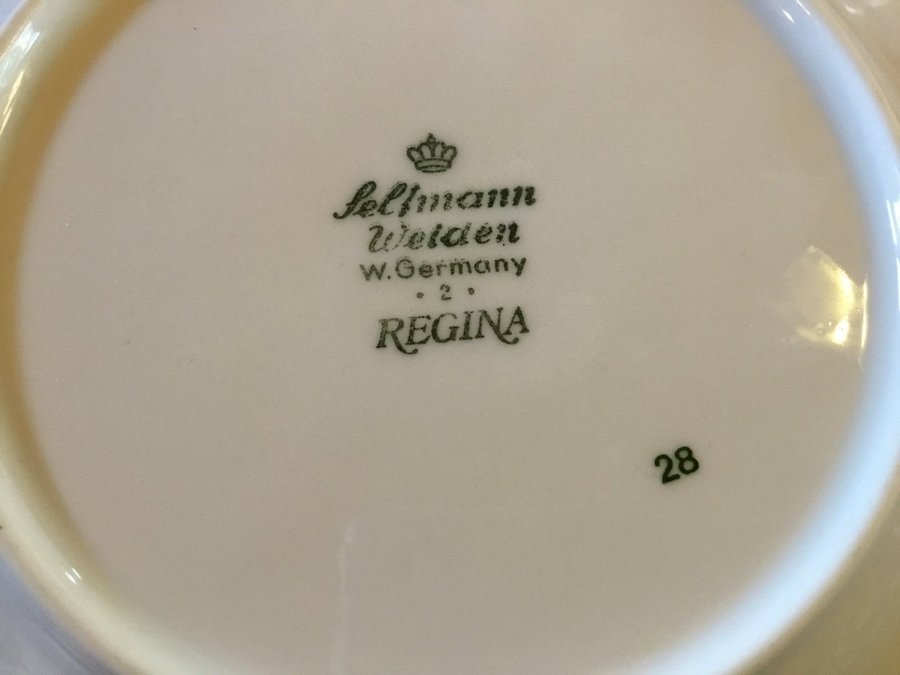 1st Assiette - Ljung Västergötland Seltermann Weiden Bavaria REGINA