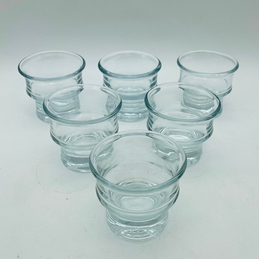 6 glas Holmegaard Butler Per Lütken