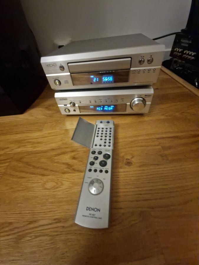 Denon DCD-F101 CD-spelare och DRA-F101 Receiver