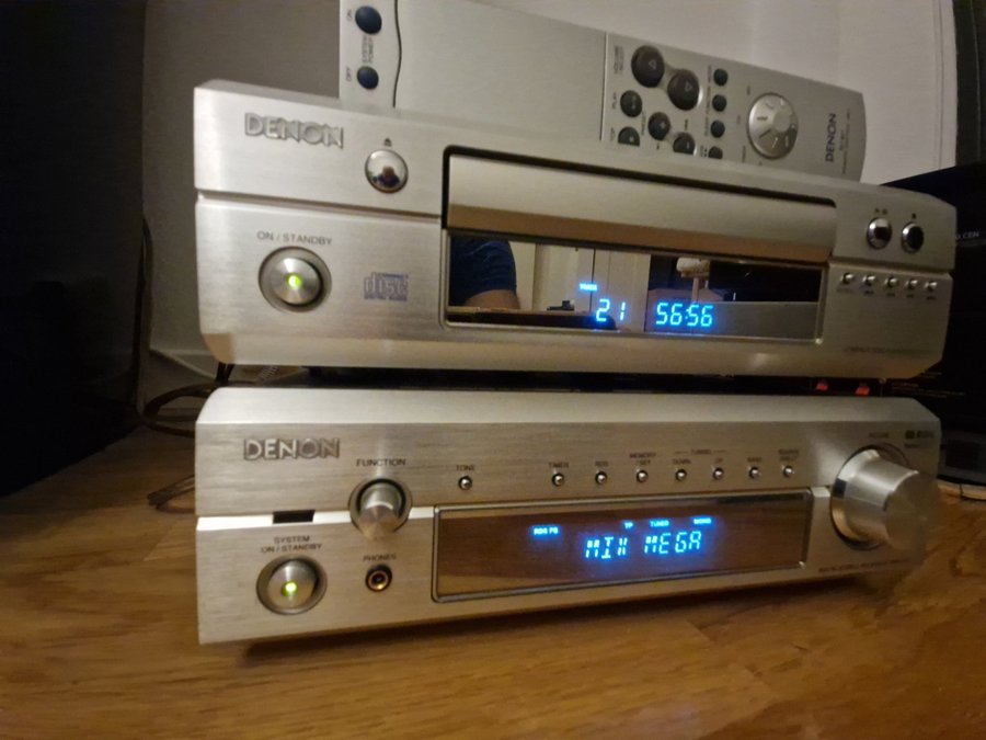 Denon DCD-F101 CD-spelare och DRA-F101 Receiver