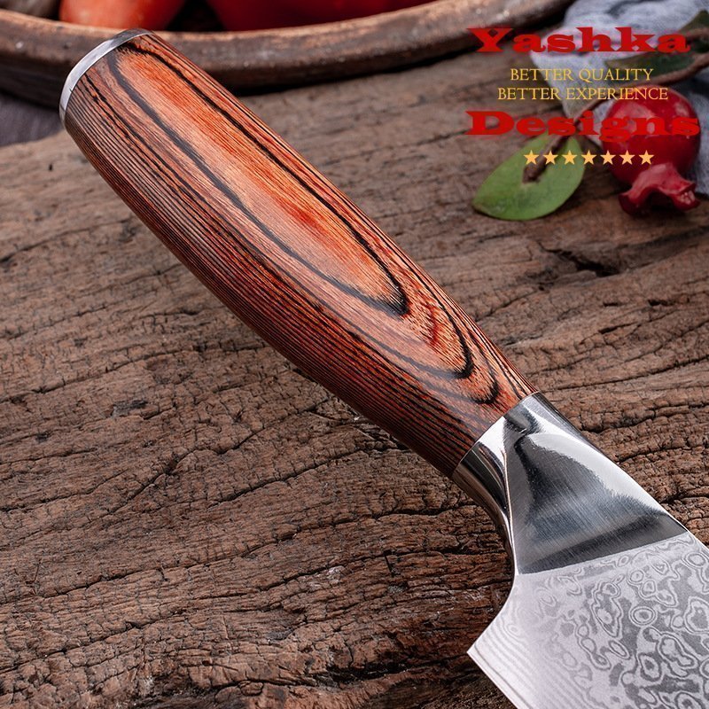 Japanese Nakiri Knife Chef Vegetables Tool Home Kitchen Cutlery Slicing Cookware