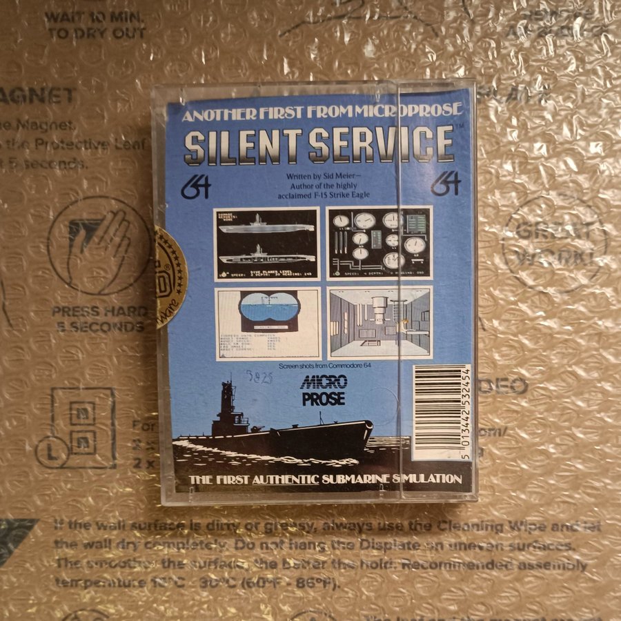 Silent Service (Commodore 64) - Kassett