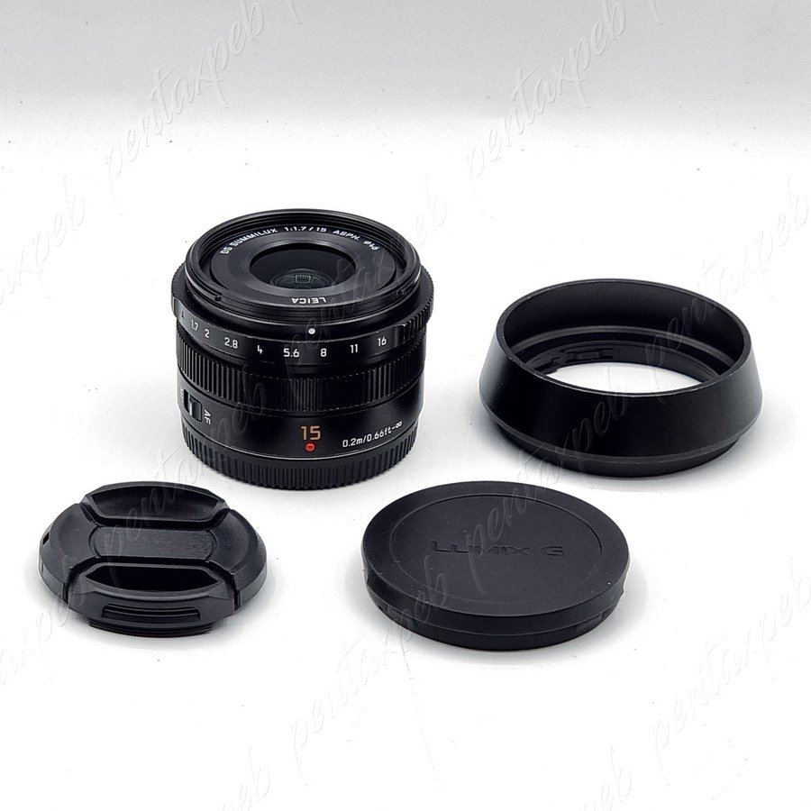 Panasonic Leica AF 15mm f17 DG Summilux ASPH - Micro 4/3 H-X015 15/17