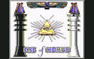 Commodore 64 C64 spil: EYE OF HORUS