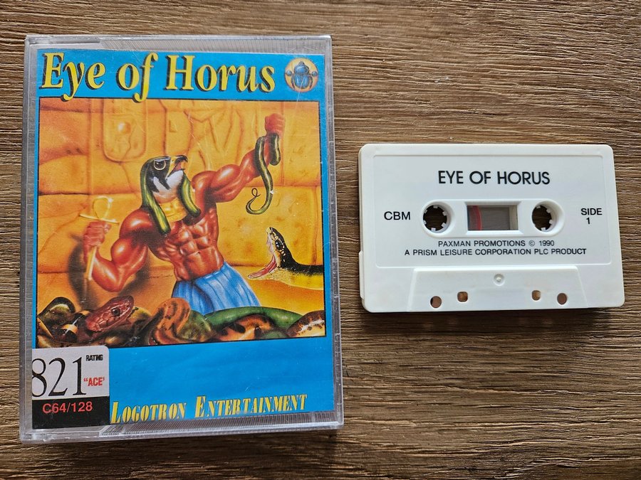 Commodore 64 C64 spil: EYE OF HORUS