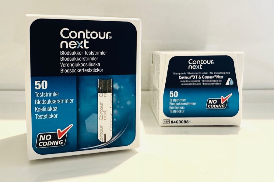 Ny förp.50 st Contour next blodsockerteststickor blodsocker diabetes