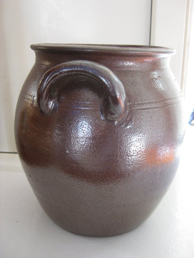 Höganäs Keramik Stengods Kruka burk Stoneware Sweden 3 Liter