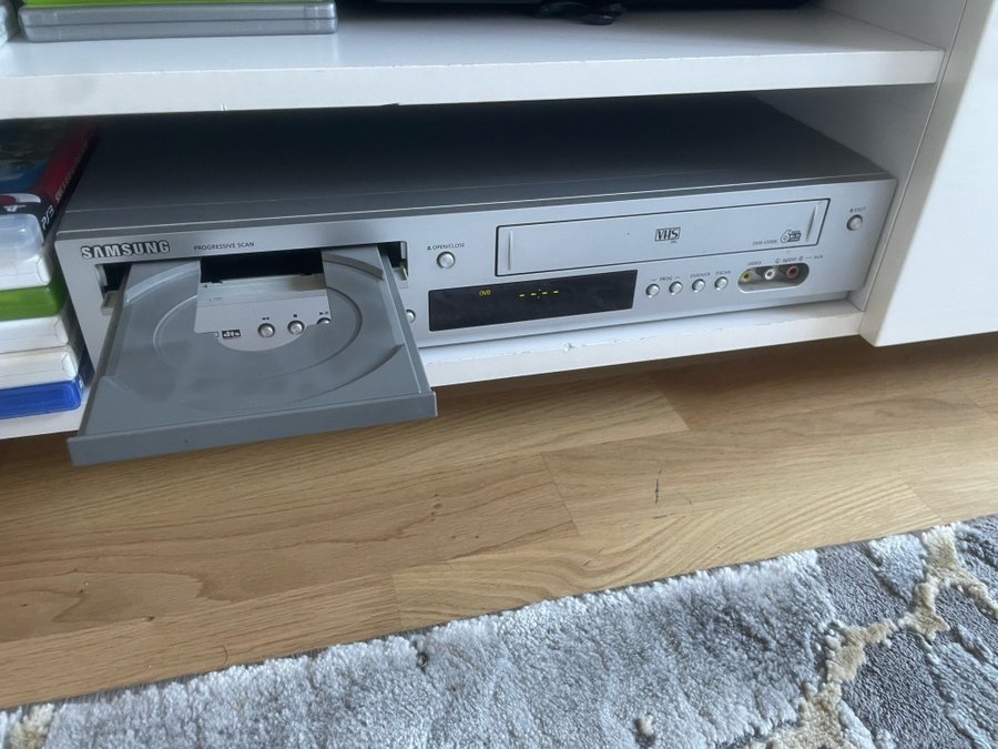 Samsung DVD-v5500 DVD-spelare och VHS-videospelare