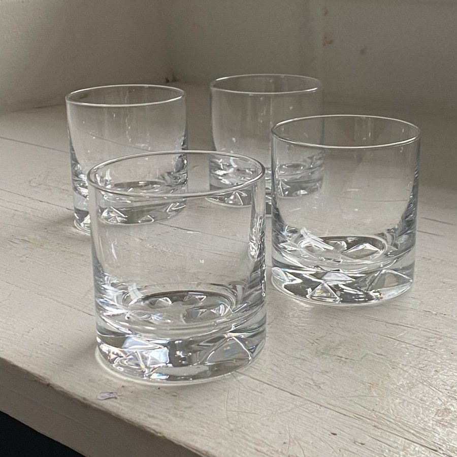 4 st Glas whiskey? Wirkkala Iittala Finland Icebreaker