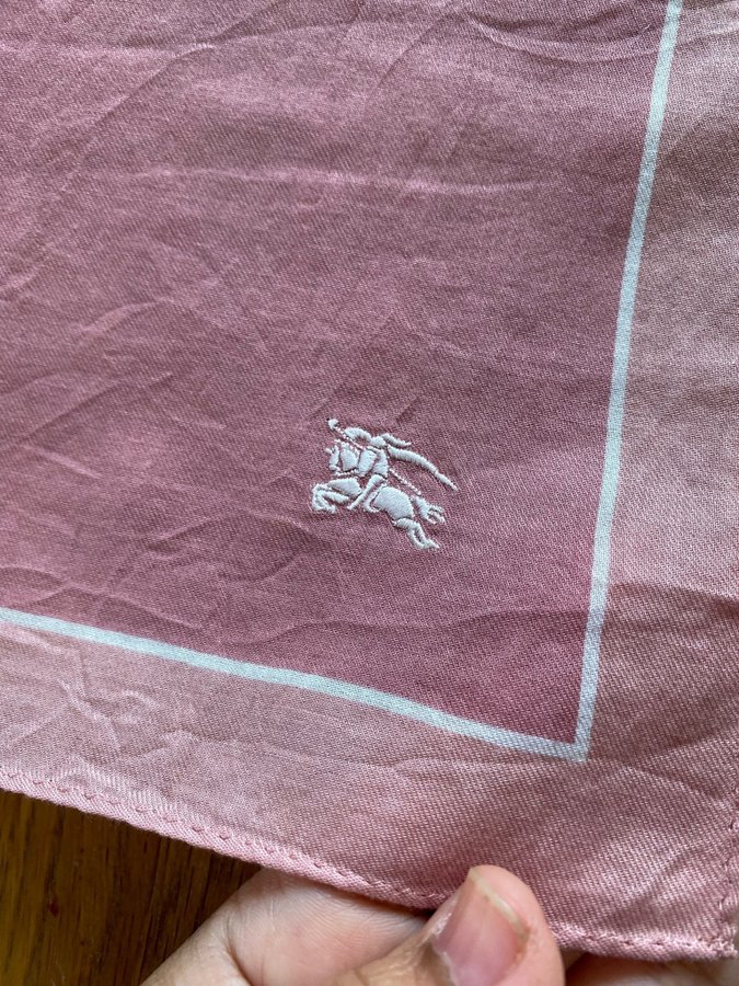 Vintage burberry handkerchief/neckerchief