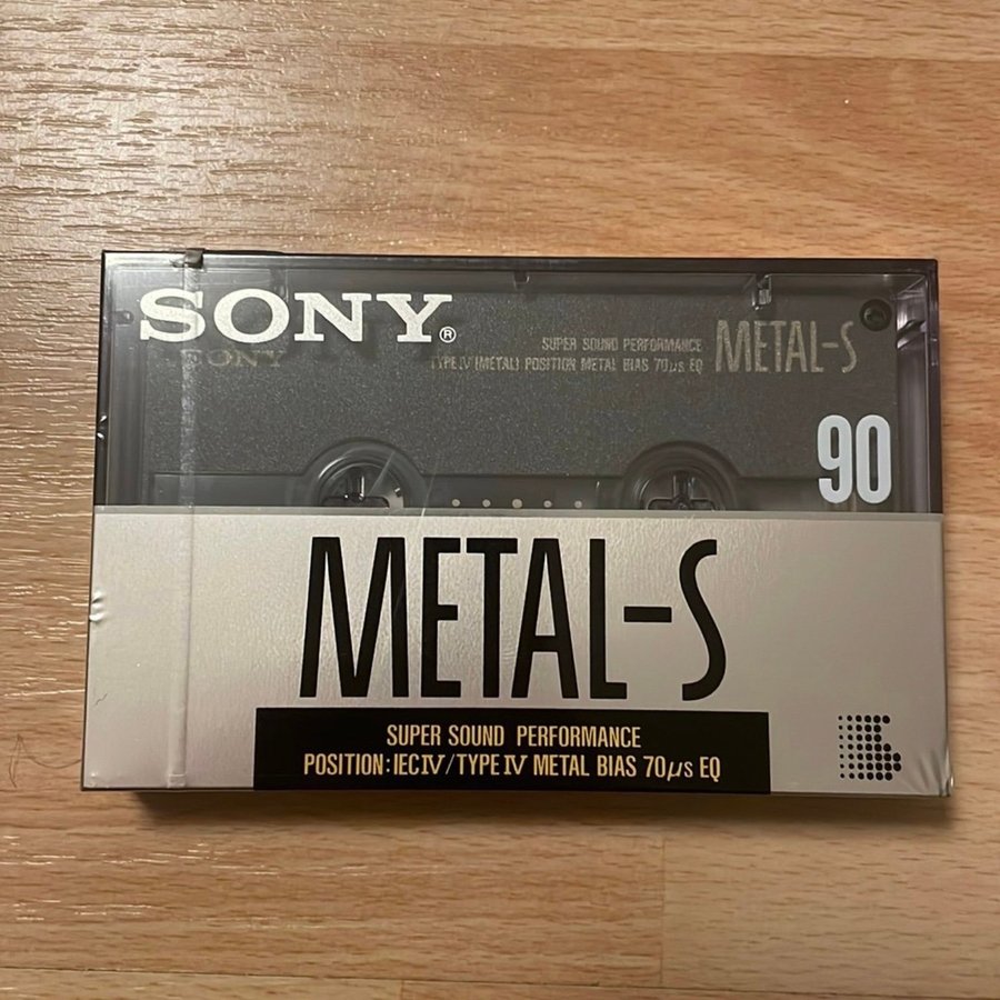 Sony Metal-S 90 Kassettband Typ IV