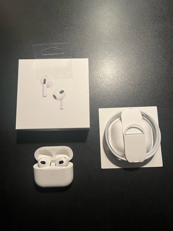 AirPods gen 3 MagSafe trådlöst + kvitto  garanti