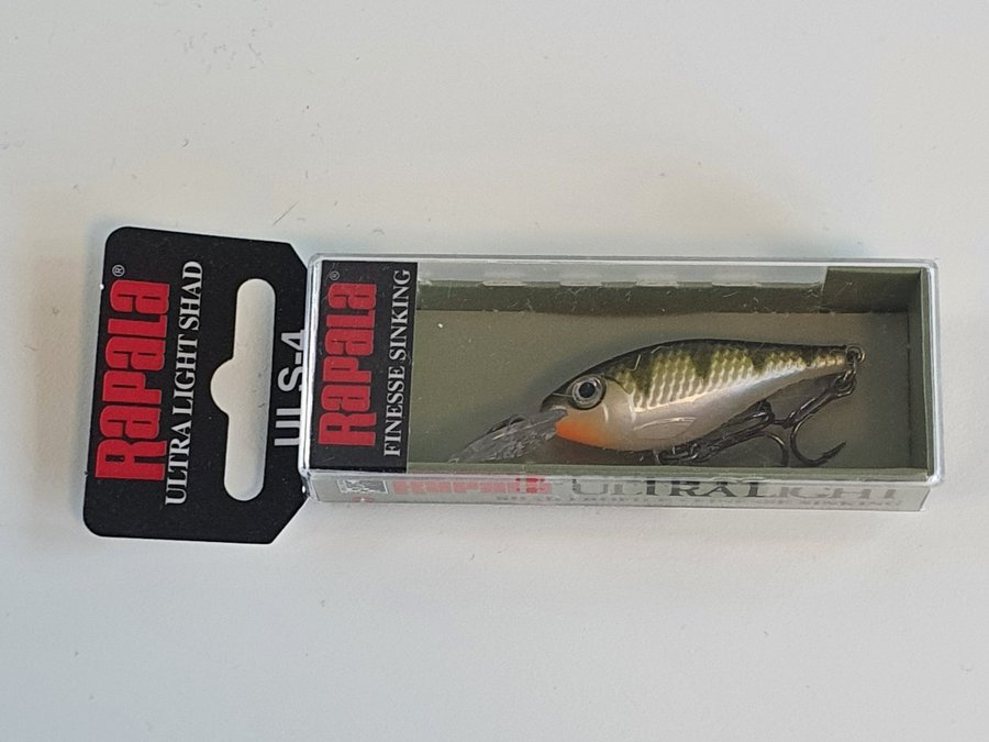 Rapala Ultra Light Shad 4cm 3g Finess Sinking ULS-4 Wobbler