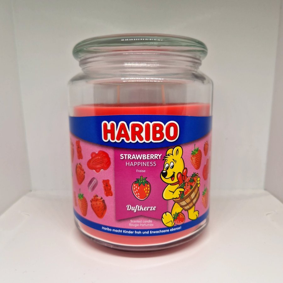 Haribo - Strawberry (STORT ljus) 510gram