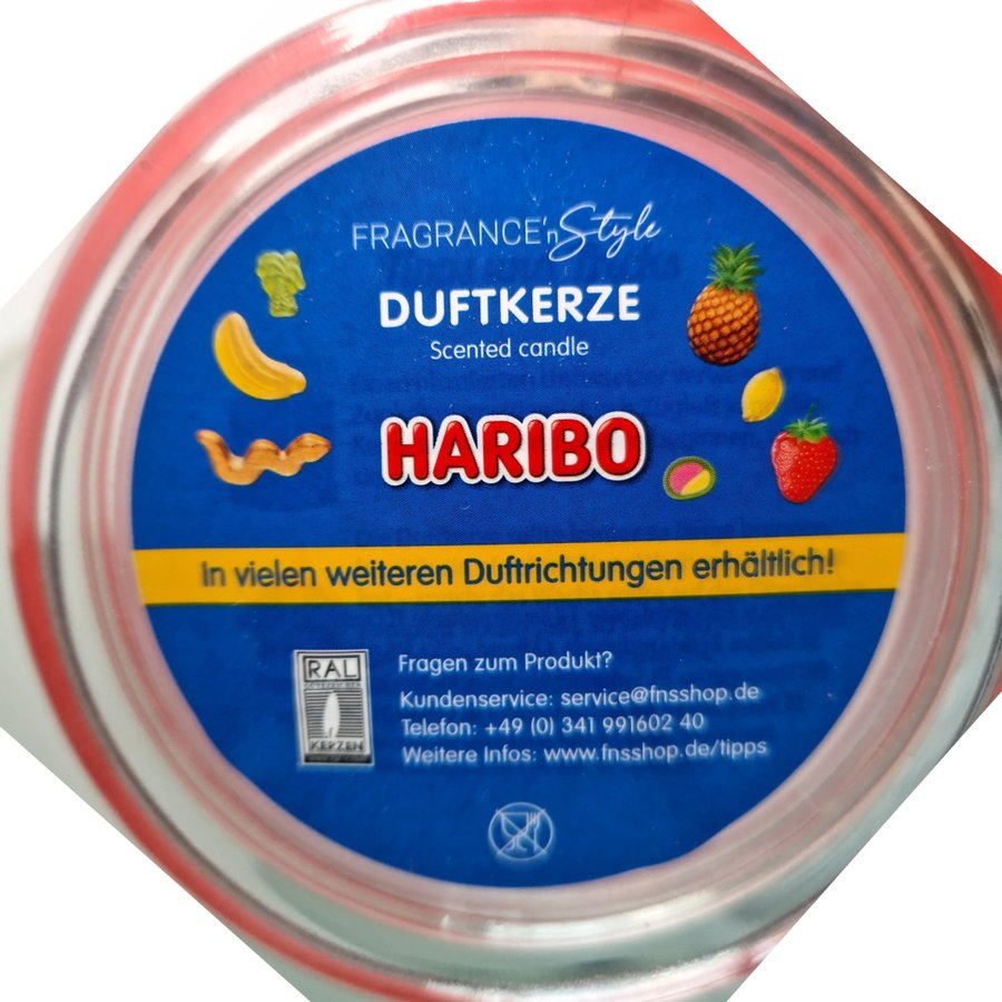 Haribo - Strawberry (STORT ljus) 510gram