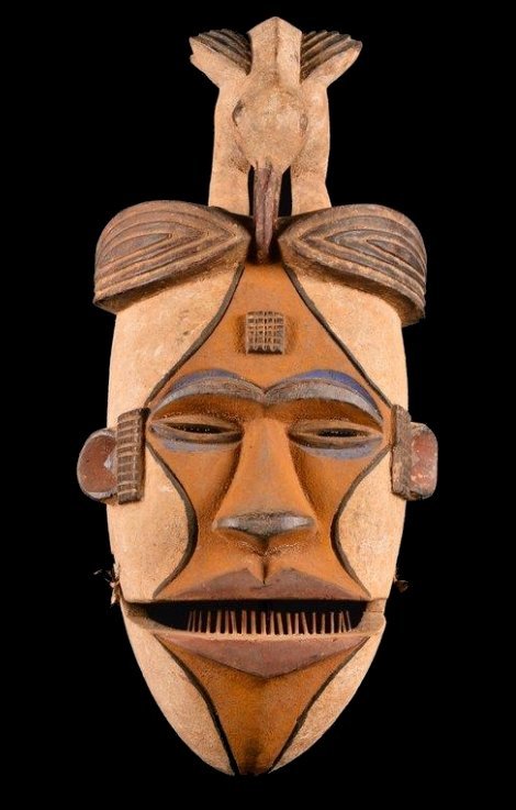 Afrikansk Ogoni-Nigeria mask